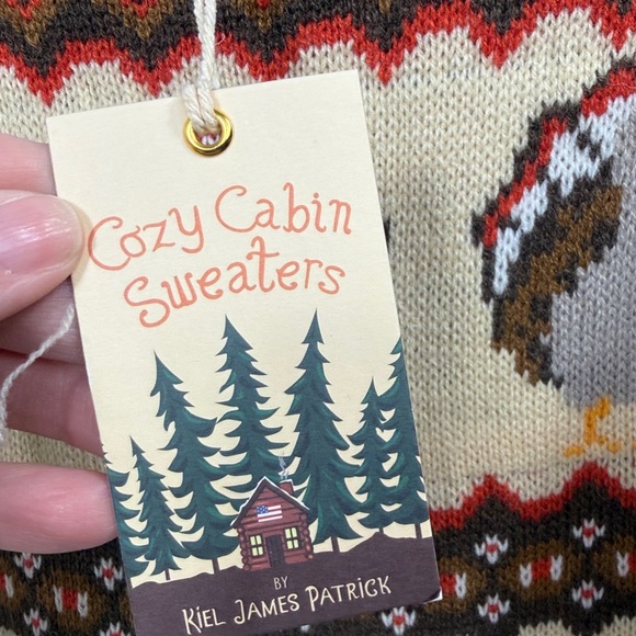 Kiel James Patrick Men’s Tom Turkey Sweater 30% wool size medium. NWT. - Picture 4 of 10